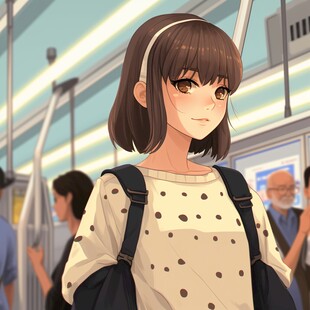 月光糖霜治愈系漫画封面